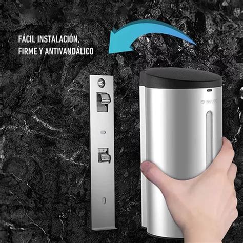 Dispenser Automático Alcohol En Gel jabon Liquido acero Inox en venta