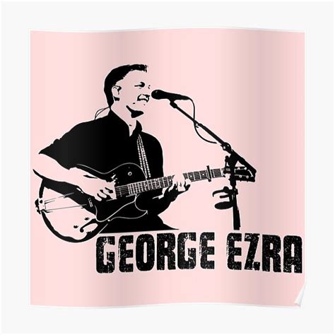 George Singer Songwriter Illustration Poster For Sale By Saxon