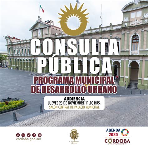 Consulta Pública Programa Municipal de Desarrollo Urbano H