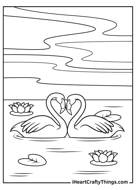 Cute Flamingo Coloring Page