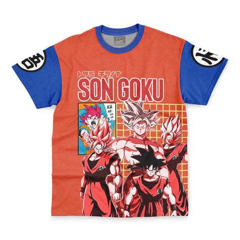 Son Goku Dragon Ball Z Streetwear T Shirt Anime Ape