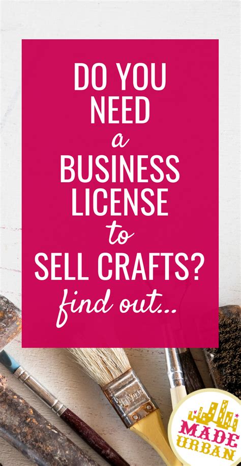 Do I Need A Business License To Sell Crafts Online Nas Management