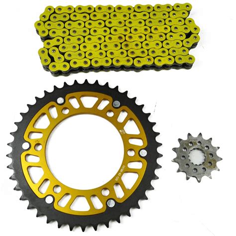 Motorcycle Complete Set Front Rear Sprocket 520 Chain Kit For YAMAHA