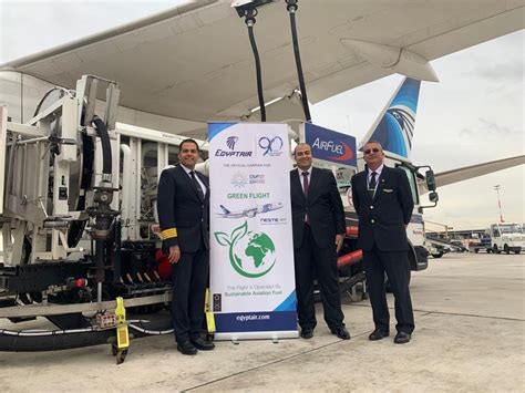 Egyptair Operates Its First Commercial SAF Flight Between Paris And