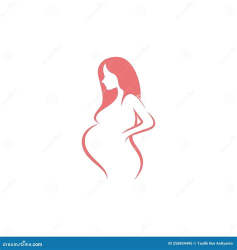 Pregnancy Logo Icon Design Illustration Stock Illustration