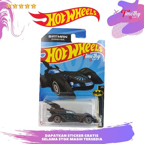 Hitam Hot Wheels Batman Forever Batmobile Black Shopee Malaysia