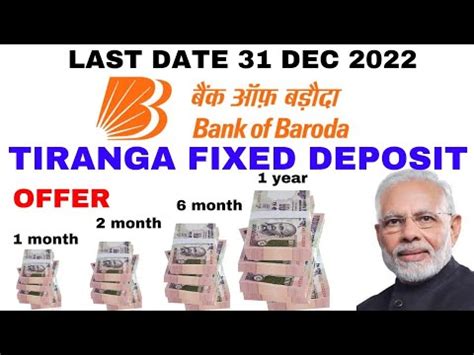 Bank Of Baroda Tiranga Fixed Deposit Scheme Bank Of Baroda Tiranga Fd