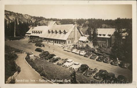 Paradise Inn Mount Rainier National Park Postcard