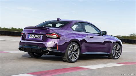 2022 Bmw M240i Xdrive Coupe Rear Three Quarter