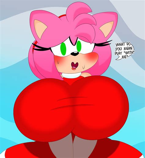 Rule 34 1girls 3barts Amy Rose Anthro Big Breasts Blush Breasts Busty