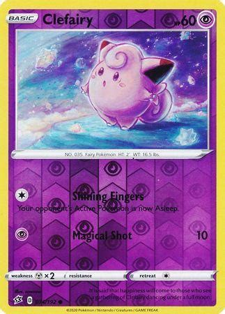 ESP Clefairy 74 192 Common Reverse Holo Playset