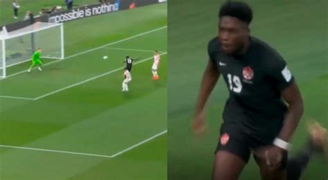 Alphonso Davies Anota Ante Croacia El Primer Gol De Canad En La