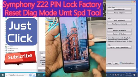 Symphony Z22 PIN Lock Factory Reset Diag Mode Umt Unisoc Tool All SPD