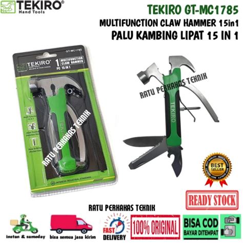 Jual PALU KAMBING LIPAT MULTIFUNGSI 15 IN 1 TEKIRO ORIGINAL GT MC1785