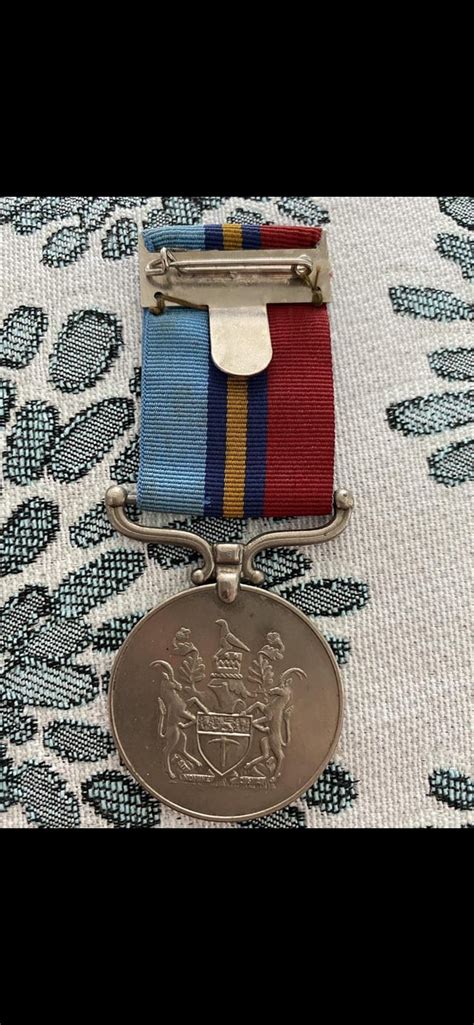 Rhodesian General Service Medal Awarded To Bsap Field Reserve May V