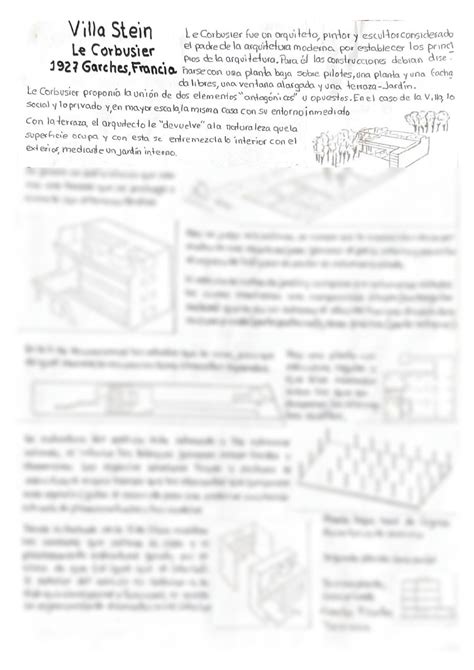 Solution Villa Stein Ficha Tecnica Studypool