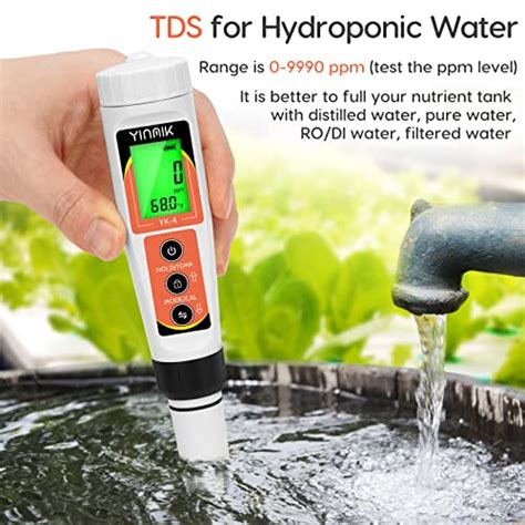 Snapklik Yinmik Ph Meter Digital In Ph Ec Tds Temp Meter For