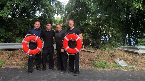 Suffolk Police Officers Rescue Woman Whose Car Hit Guardrail Went Into The Water