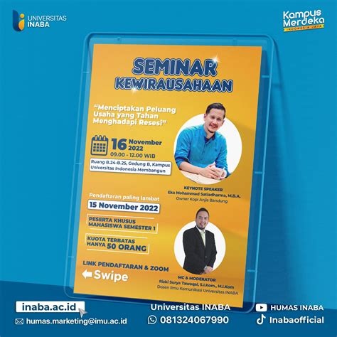 Seminar Kewirausahaan Universitas Inaba