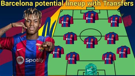 Barcelona Potential Starting Lineup With Transfer Nico Williams