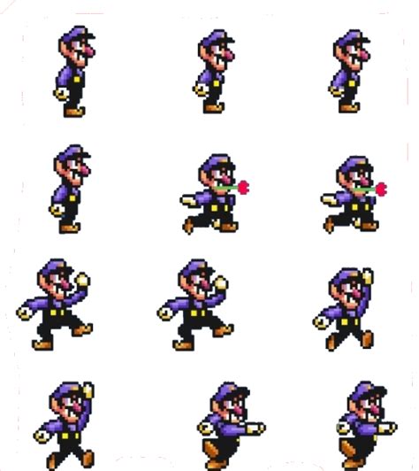 Fixed Waluigi Sprite Fnf Transparent By Mariopark1999 On Deviantart