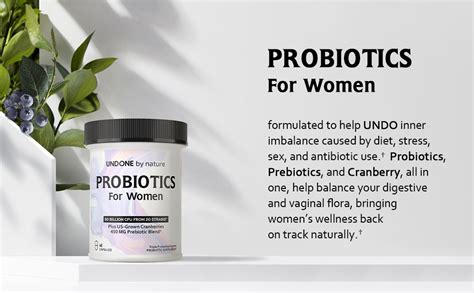 Undone By Nature Probiotic For Women 50 Billion Cfu Womens Probiotics With