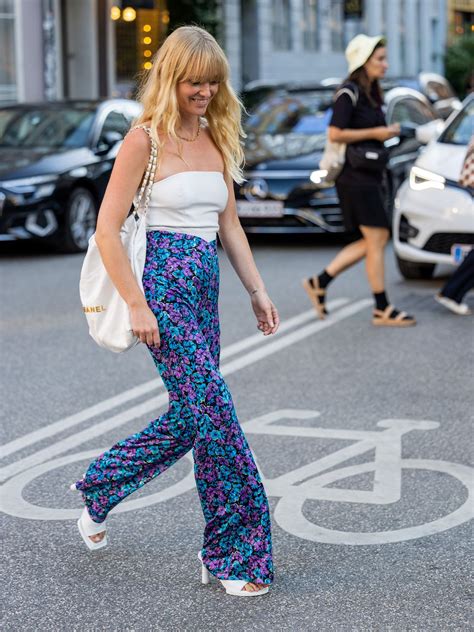 How To Wear Wide Leg Trousers 10 Chic Outfits To Recreate This Season Hello