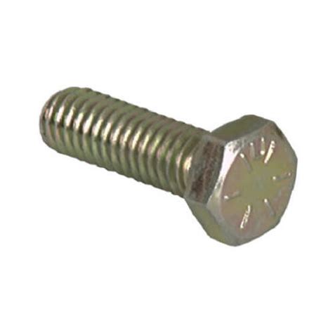 Hillman Hex Head Cap Screw D X L Heat Treated Steel Heat