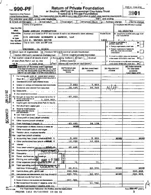 Fillable Online Pf Return Of Private Foundation Treated As A