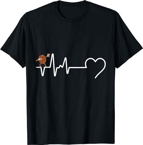 Barista Coffee Heartbeat Bean ECG Line Frequency T Shirt Walmart