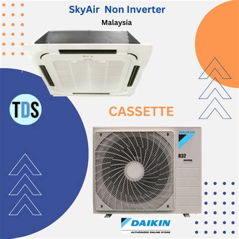 Promo AC Cassette Daikin Non Inverter 5 PK FCC125AV14 WL 3 PHASE