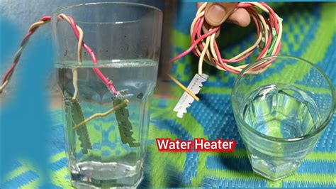 Amazing Water Heater How To Make Water Heater Using Blade Water Heater