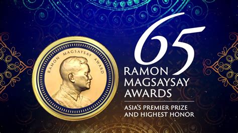 The 65th Ramon Magsaysay Awards Presentation Ceremonies Youtube