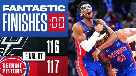 Final 233 Wild Ot Ending Pistons Vs Spurs Sportando