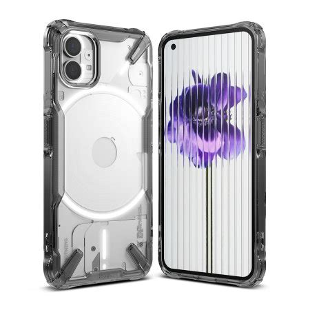 Ringke Fusion X Smoke Black Bumper Case For Nothing Phone