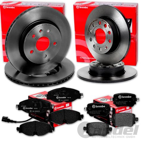 Brembo Bremsscheiben Bel Ge Vorne Hinten Passend F R Vw Caddy