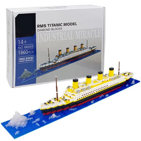 Toys Titanic Micro Mini Building Blocks Set 1860pcs Titanic Toy Ship