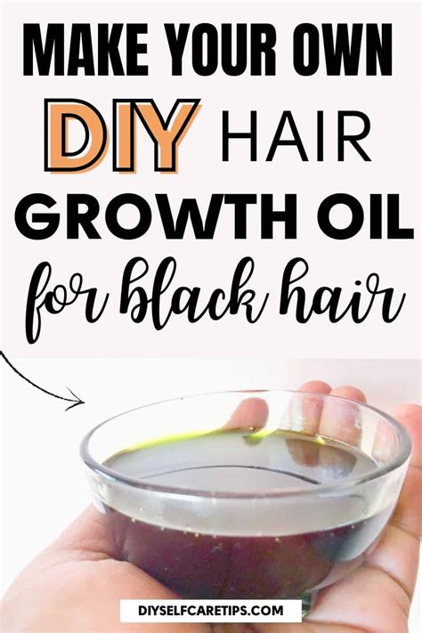 Natural DIY Hair Growth Oil For Black Hair (Using 7 oils)