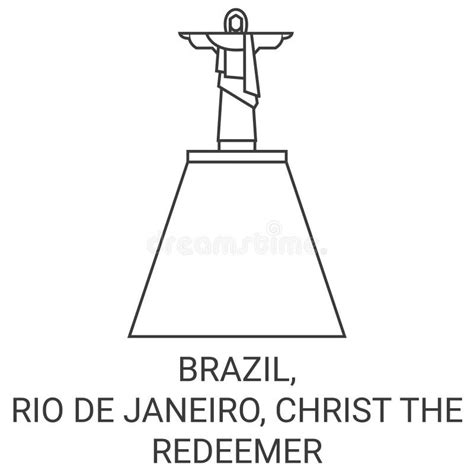 Christ Redeemer Rio De Janeiro Brazil Stock Illustrations – 519 Christ ...