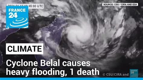 Cyclone Belal causes heavy flooding, 1 death in Mauritius after ...