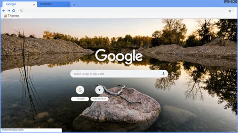 Sunset Lake Chrome Theme Themebeta