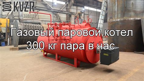 Газовый паровой котел 300 кг пара в час - YouTube