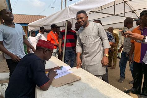 Photos Inec Holds Mock Accreditation Exercise In Surulere The Nation