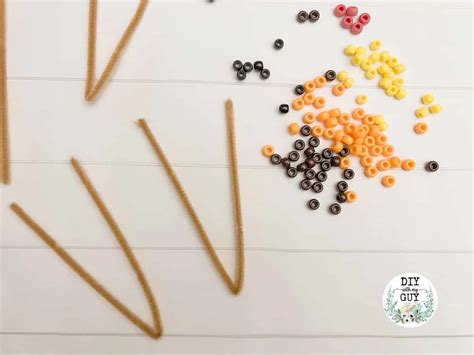 DIY Beaded Indian Corn Craft - DIY With My Guy