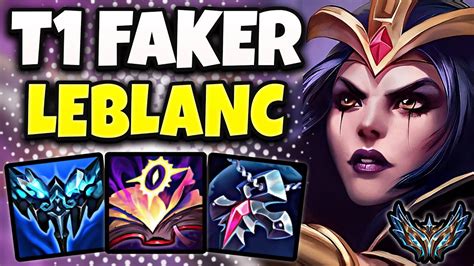 T1 Faker Leblanc Vs Katarina MID Lol Korea Challenger Patch 13 8