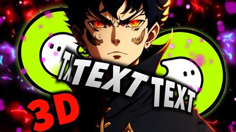 D Text Anime Edit Like In Ae Blurrr Full Tutorial Youtube