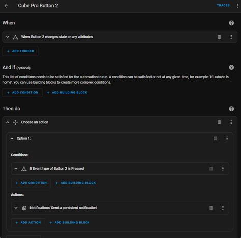 trigger  automation based  pressing  matter smart button