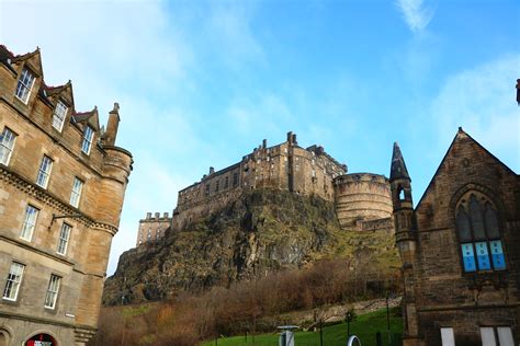 Edinburgh Day 2 Castle View From Grassmarket Josephine Dransfeld