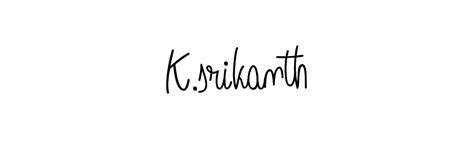 88+ K.srikanth Name Signature Style Ideas | Ultimate Autograph