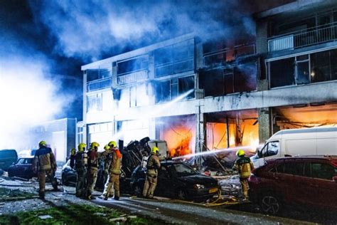 Enorme Ravage Bij Brand In Appartementencomplex Rotterdam Na Explosie